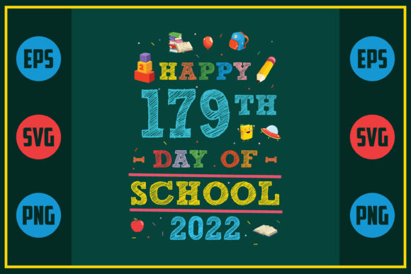 Happy 179th Day of School Graphics for Crafters
